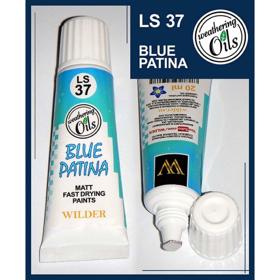 Weathering Oil Paint - Blue Patina (20ml)