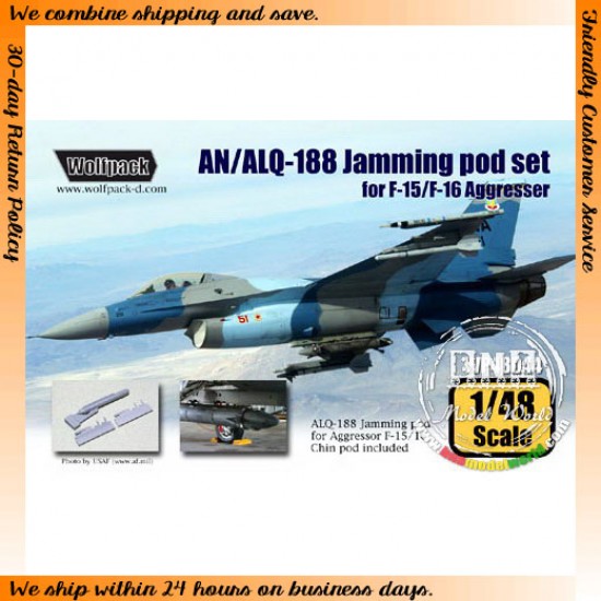 1/48 AN/ALQ-188 Jamming Pod Set for Aggressor F-15/F-16
