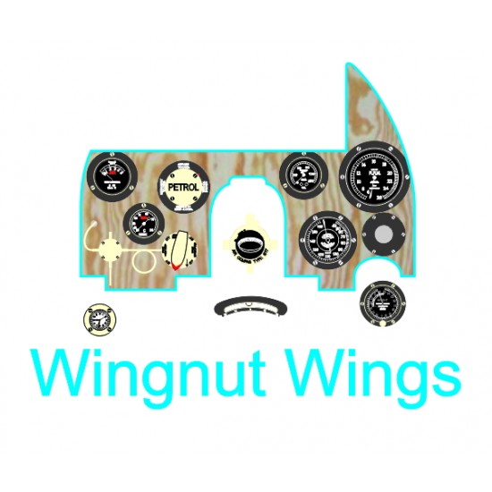 1/32 SE-5/SE-5a Instrument Panel for Wingnut Wings kits