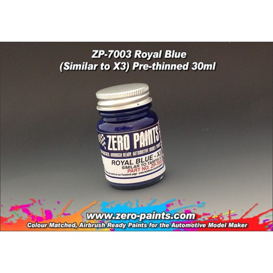 Royal Blue Paint (Similar to Tamiya X3) 30ml