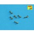 1/16 Photo-Etched Wing Nuts with Turned Bolt (30pcs)