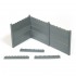 1/35 Concrete Fence Type 1 (Size: 17x6cm)