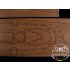 1/350 DKM Bismarck Wooden Deck for Academy kit #BA904