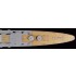 1/350 Italian Heavy Cruiser Pola 1941 Wooden Deck for HobbyBoss kit #86502