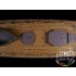 1/350 German Battleship Markgraf Wooden Deck w/PE for ICM Model kit #S.005