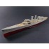 1/700 USS Tuscaloosa CA-37 Wooden Deck (Natural) for Trumpeter kit #05745