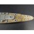 1/700 French Battleship Richelieu 1943 Wooden Deck set for Trumpeter #05750 kit