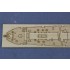 1/700 Japanese Food Supply Ship Mamiya 1931 Wooden Deck Set for Pit-Road W163 kit