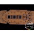 1/400 Soviet Battleship Potemkin Wooden Deck for Maquette kit MQ4051