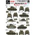 1/35 Okinawa 6th Marine Tank Battalion 1945 Decals for M4A3 Sherman/M4A3 Dozer Tank