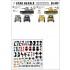 Decals for 1/35 German Afrika Mix Part4 - Pz.I Ausf B and Black Turret Numbers for Tigers 