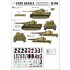 1/35 Afrika Tigers Decals #2 for Tiger I Initial Production in Africa w/White Numbers
