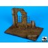1/72 Cathedral Ruin Section Diorama Base (Size: 150x100mm)