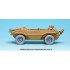 1/35 WWII Schwimmwagen Wide Sagged Wheels Set for Tamiya kit #35224 (5 wheels)