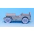 1/35 WWII US Utility Truck 1/4t Early Type Sagged Wheels Set for Willys/GPW/Bantam kits