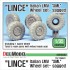 1/35 Italian LMV Lince Michelin XML Sagged Wheels Set for Italeri kit