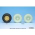 1/35 US HMEE-1 Tractor Sagged Wheel set for Panda Hobby kits