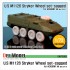 1/72 US M1126 Stryker Sagged Wheels Set for Academy kit #13411 (9 wheels)