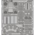 1/48 Curtiss P-40B Tomahawk Detail Set for Airfix kit #A05130 (2 Photo-Etched Sheets)
