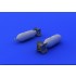 1/32 WWII US 500lb Bombs w/Photo-etched Details (2pcs)