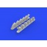 1/48 Curtiss P-40B Tomahawk Exhaust Stacks for Airfix kit