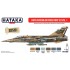 Acrylic Paint Set for Airbrush - South African Air Force Vol.1: from 1970s till 1990s (17ml x 6)