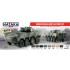 Acrylic Paint Set for Airbrush - Modern Polish Army AFV: Polish Army Vehicles since 2000s (17ml x 8)