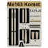 1/32 Messerschmitt Me163 Komet Seatbelts (Laser Cut) for Meng Model