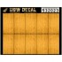 1/32 Bright Pine Tree Wood Grain Base White Decals (10pcs, A5 Sheet)