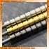 Gold Metal Pipes (Diameter: Outer - 3.0mm, Inner - 1.5mm, Length: 2.6mm) 20pcs