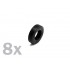 1/24 Truck Rubber Tyres (8pcs)