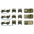 1/72 Willys Jeep 1/4 ton 4x4 Truck - Fast Assembly (2 Sets)