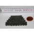 1/35, 1/32 Flat Bricks - Anthracite (Ceramic) 500pcs