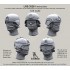 1/35 Heads w/Balaclavas and Headsets for MICH Helmets (H-Nape) (5 Heads)