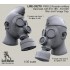 1/35 Russian Military Gas Masks PMG-2 with EO-18K - EO-62K Filter and Forage Cap