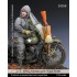 1/35 WWII US Motorcycle WLA Rider for Miniart kit (1 figure)
