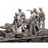 1/35 WWII DAK Rommel and German Tank Crew (6 Figures)
