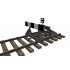 1/35 Railway Track with Dead End [European Gauge] (Length: 342mm)