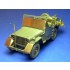 1/35 WWII US Light Armoured Jeep Detail-up set 1 (incl. Radio&Rear Stowage Rack set)