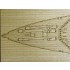 1/350 HMS Prince of Wales Wooden Deck Set & Dry Transfer for Tamiya kit