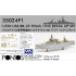 1/350 USS BB-35 Texas 1945 Super Detail Set w/Teak Tone Wooden Deck