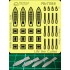 1/700 IJN 9m Cutters (4 sets) [4 resin parts, 1 Photo-etched sheet]
