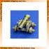 Cannon with Carriage Kit 26mm (4pcs, Barrel length 26mm, Carriage Length 16mm)