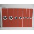 1/35, 1/48 WWII German War Banners for buildings - 7pcs. Printed on real cotton sheet