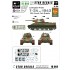 1/16 Decals for T-34 Model 1943 30th Guards Tank Brigade on Leningrad Front