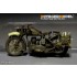 1/35 WWII British B.S.A M20 Military Motorcycle Upgrade Detail set for Tamiya kit #35316