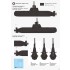 1/350 German Diesel-electric Type 214 Class Submarine