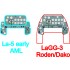 1/72 Lavochkin LaGG-3 / Early La-5 Instrument Panel for AML/Roden kits