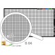 Photo-etched Net 1.3mm x 1.3mm (Net Dimension without frame: 75mm x 42mm)