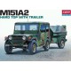 1/35 US Light Utility Truck M151A2 Hard Top with Trailer